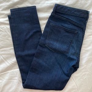 Gap Jeans High Rise Skinny Dark Wash 27S